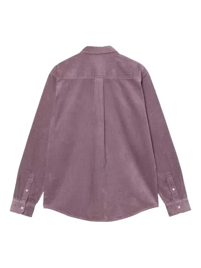 Carhartt Work In Progress Madison Corduroy Button-down Shirt In Purple