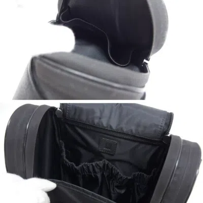 Pre-owned Dunhill Black Leather Clutch Bag Handbag Pouch ()