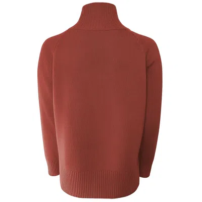 Emilio Romanelli Red Cashmere Sweater In Red