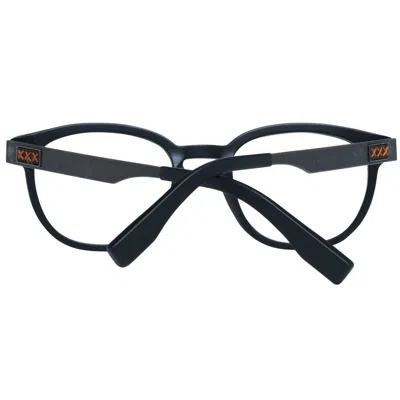 Ermenegildo Zegna Black Men Glasses Men's Frame In Black