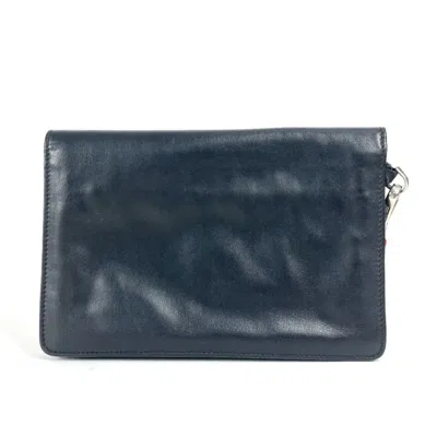 Pre-owned Fendi Black Leather Clutch Bag ()