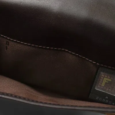 Pre-owned Fendi Brown Canvas Wallet (bi-fold) ()