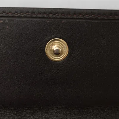 Pre-owned Fendi Brown Canvas Wallet (bi-fold) ()