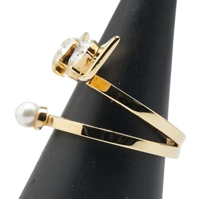 Pre-owned Fendi Gold Band Ring ()