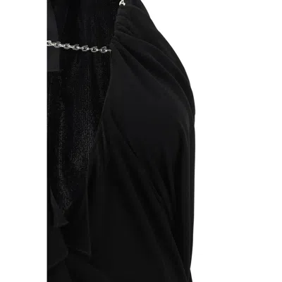 Givenchy Chain Straps Midi Dress In Black