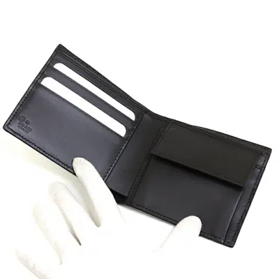 Pre-owned Gucci Beige Green Red Color Gg Supreme Leather Wallet (bi-fold) ()