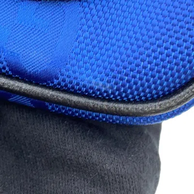 Pre-owned Gucci Black Blue Nylon Coin Purse/coin Case () In Multi