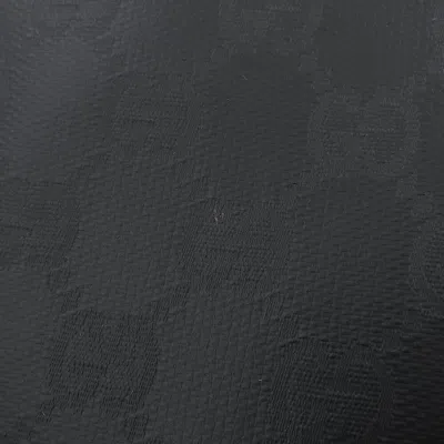 Pre-owned Gucci Black Coated Canvas Backpack ()