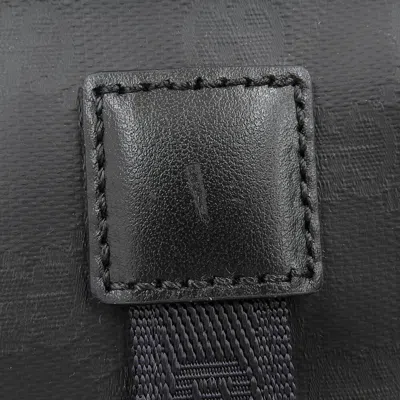 Pre-owned Gucci Black Coated Canvas Backpack ()