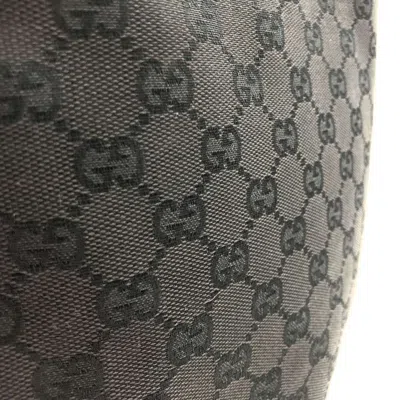 Pre-owned Gucci Black Gg Canvas Handbag Tote Bag ()
