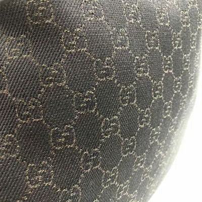 Pre-owned Gucci Brown Denim Shoulder Bag ()