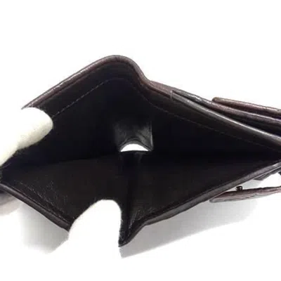 Pre-owned Gucci Brown Leather Wallet (bi-fold) ()