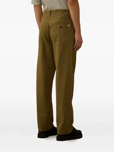 C.p. Company Five-pocket Trousers In Green