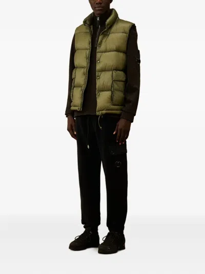 C.p. Company Zip-fastening Lens-detail Sweater In Black