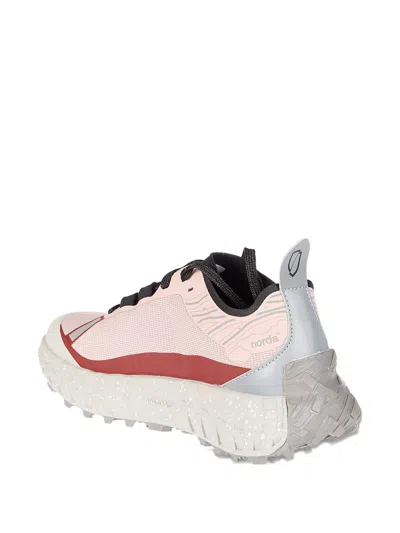 Norda Cinder Megagrip Rubber Sneakers With Ruby Accent In Multi