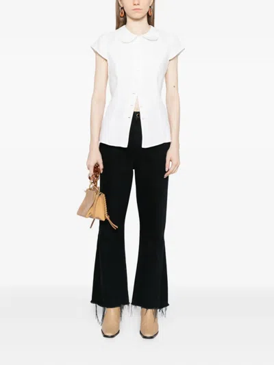 Reformation Molly Shirt In White