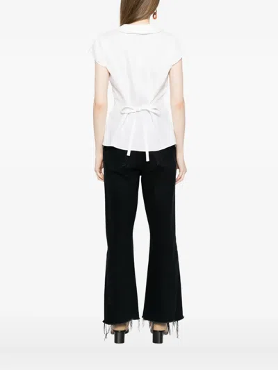 Reformation Molly Shirt In White