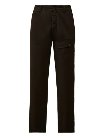 C.p. Company Flap-pocket Cargo Trousers In Black