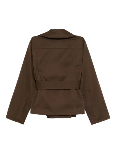 Reformation Jaden Jacket In Brown