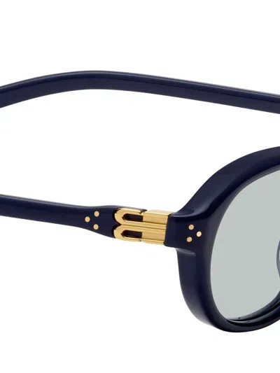 Gentle Monster Round-frame Glasses In Blue