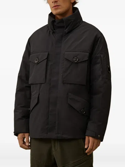 C.p. Company Micro-m (r) Pocket Jacket In Black