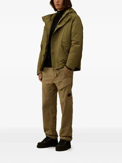 C.p. Company Micro-m (r) Goggle Jacket In Green