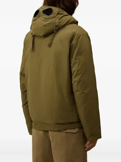 C.p. Company Micro-m (r) Goggle Jacket In Green