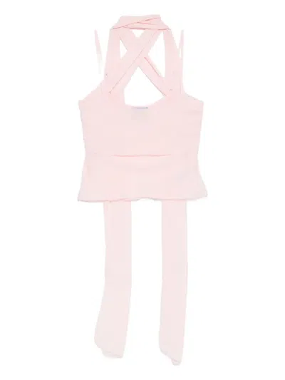 Reformation Lula Top In Pink