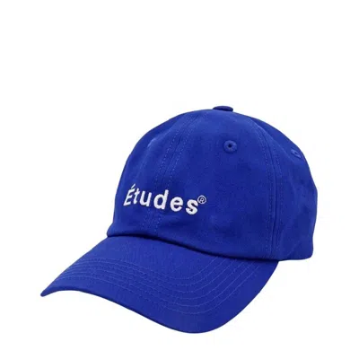 Etudes Studio Etudes Booster Organic Cotton Baseball Hat In Blue