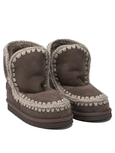 Mou Ankle Boots Brown In Brown