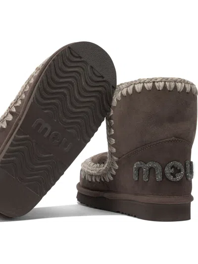 Mou Ankle Boots Brown In Brown