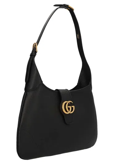 Gucci Aphrodite Shoulder Bags Black In Black