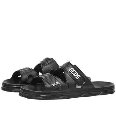 Gcds Man Sandals Black Size 9 Rubber In Black