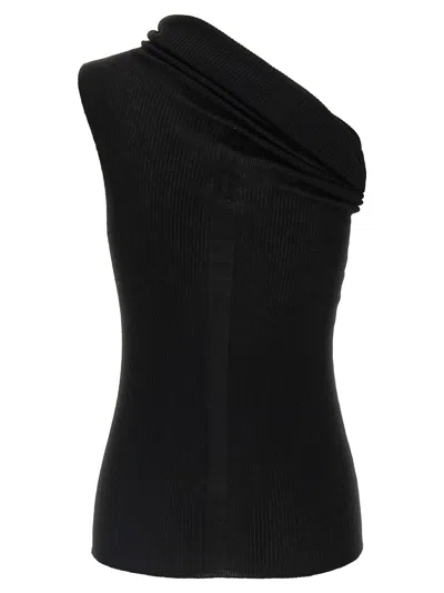 Rick Owens Athena Tops Black In Black