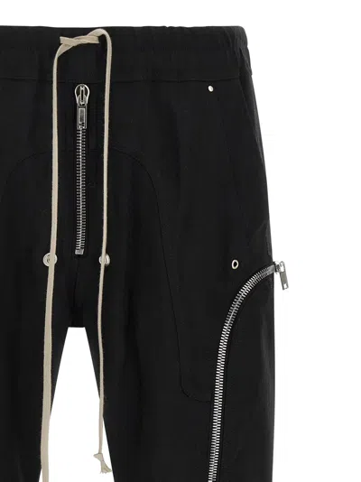 Rick Owens Bauhaus Cargo Pants Black In Black
