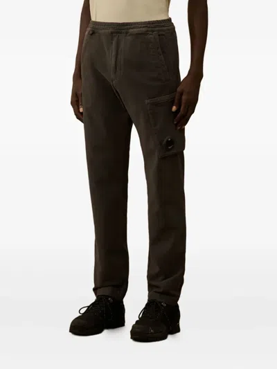 C.p. Company Cargo Trousers In Brown
