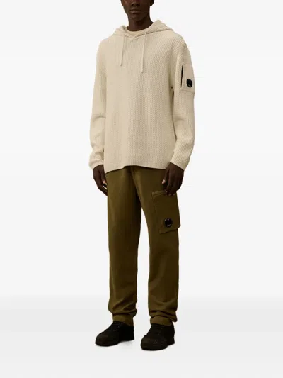 C.p. Company Cotton Trousers In Green