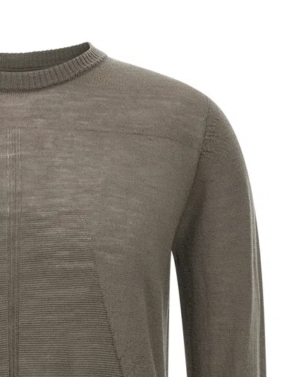 Rick Owens Biker Level Sweaters And Cardigans Gray In Brown