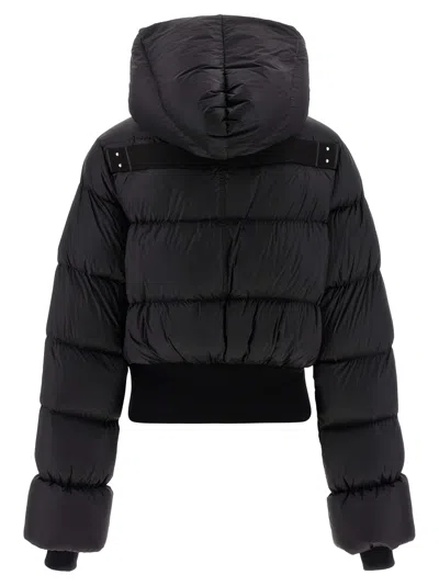 Rick Owens Bomber Jacket Puffer Jackets Black In Black
