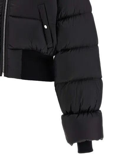 Rick Owens Bomber Jacket Puffer Jackets Black In Black