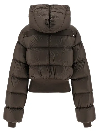 Rick Owens Bomber Jacket Puffer Jackets Gray In Multi