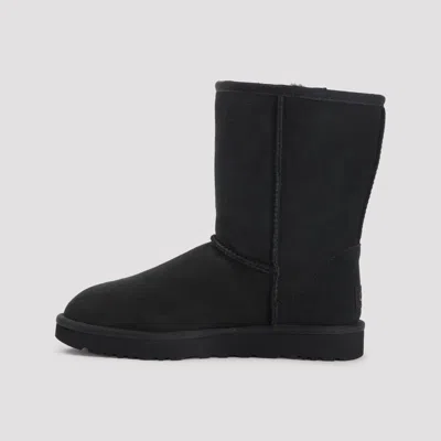 Ugg Short Classic Ii Suede Boots In Black