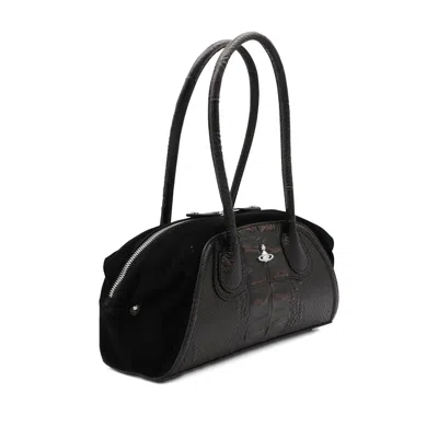 Vivienne Westwood Brown  Black Shoulder Bags