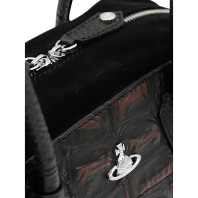 Vivienne Westwood Brown  Black Shoulder Bags