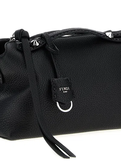 Fendi By The Way Selleria Medium Handbag In Black
