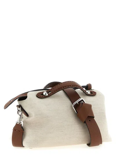 Fendi By The Way Soft Medium Hand Bags Beige
