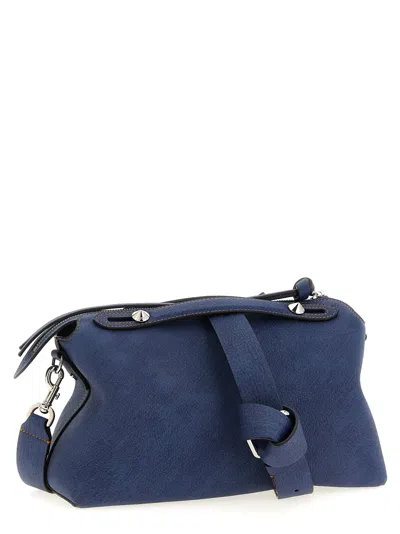 Fendi By The Way Soft Medium Hand Bags Blue In Blue