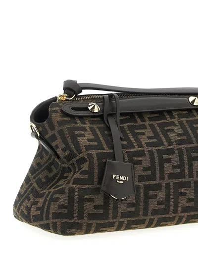 Fendi By The Way Soft Medium Hand Bags Brown