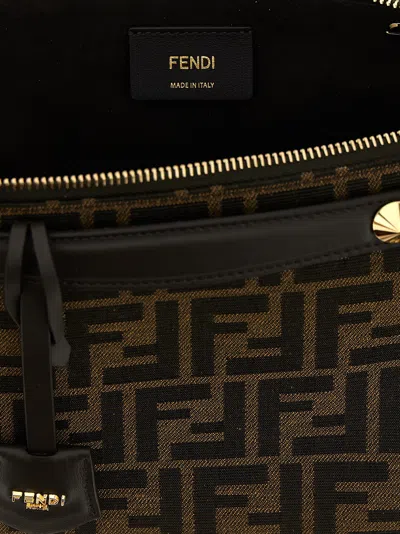 Fendi By The Way Soft Medium Hand Bags Brown