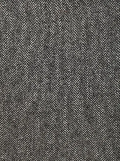 Weekend Max Mara Chevron Wool Skirt Skirts Grey In Gray